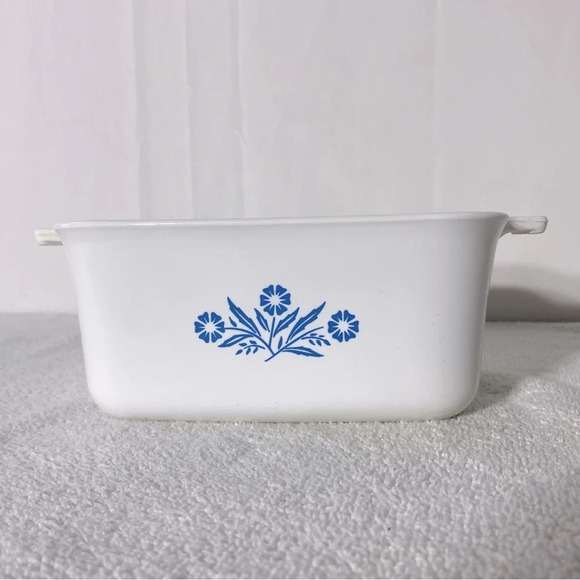 Vintage Corningware Blue  Cornflower 6 Cup P4 Pan Rectangle Casserole Dish - Picture 6 of 16